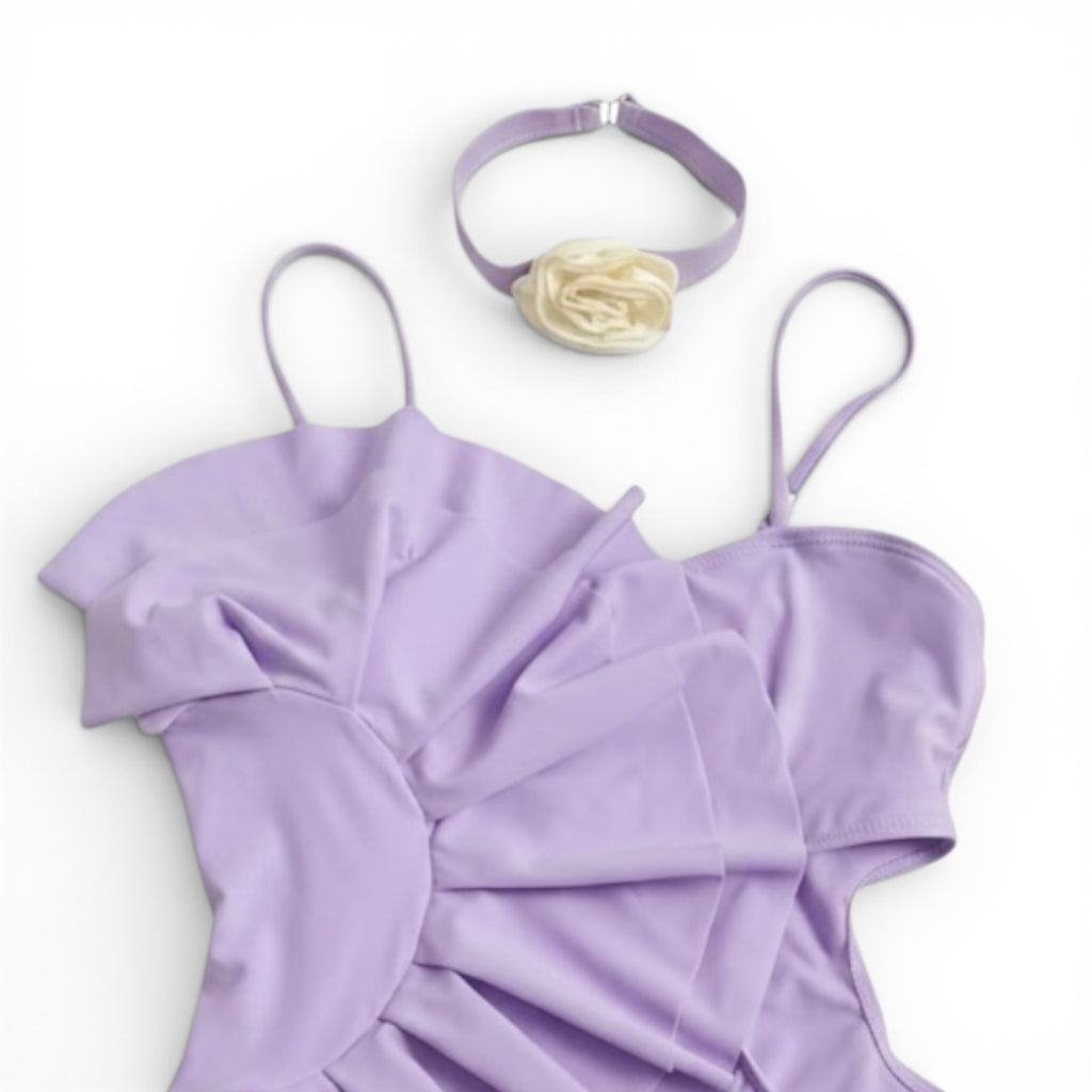 Lavender Ruffle | One-piece