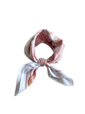 VINTAGE POPPÝ SATIN SCARF | BLUSH PINK
